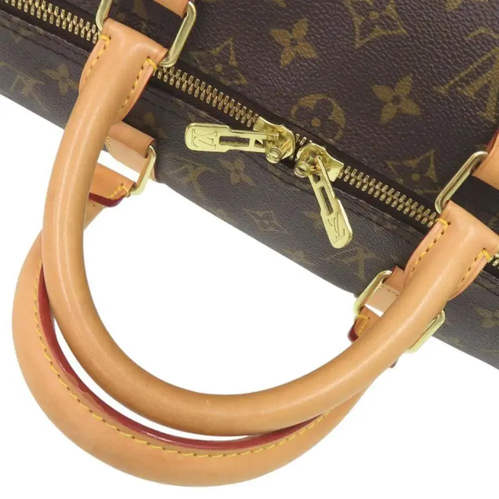 LOUIS VUITTON Brown Monogram Keepall 50 Boston Bag